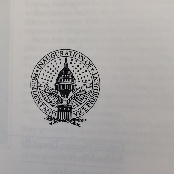 USA Presidential Inaugural Program 1981 Ronald Reagan - Picture 8 of 8